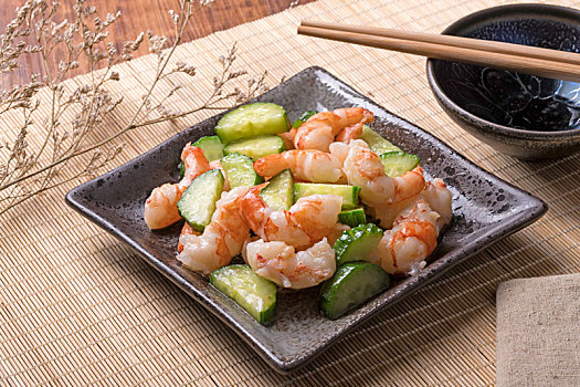 蝦仁,黃瓜