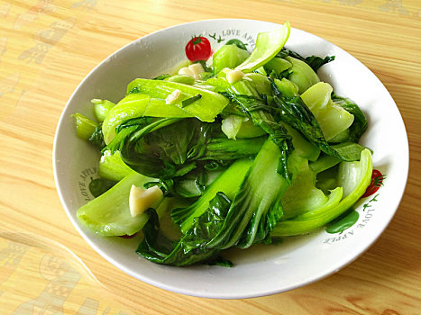 一盘炒青菜,绿叶菜