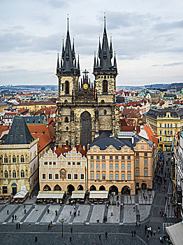 泰恩教堂,布拉格,捷克共和国