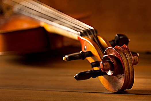 经典,音乐,小提琴,旧式,木质背景