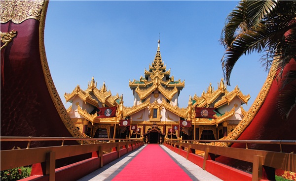 宫殿,仰光,缅甸