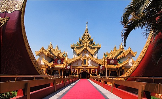 宫殿,仰光,缅甸