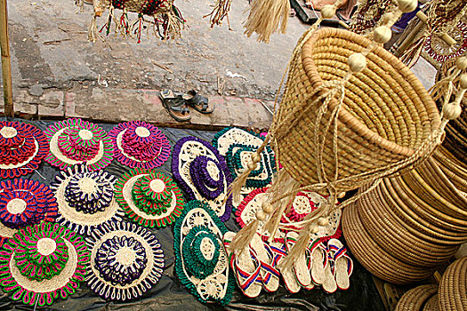工艺品,店,达卡,孟加拉,2007年