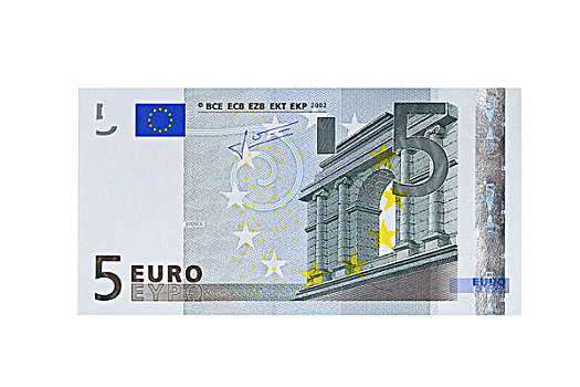 五欧钞票