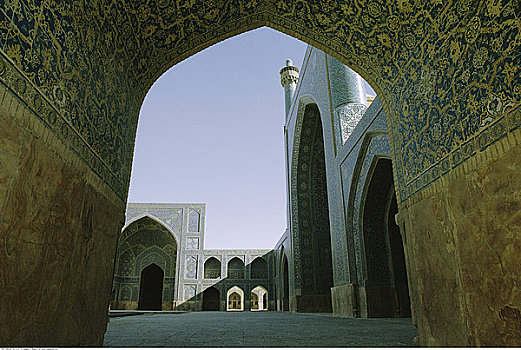拱形,建筑,伊斯法罕,伊朗