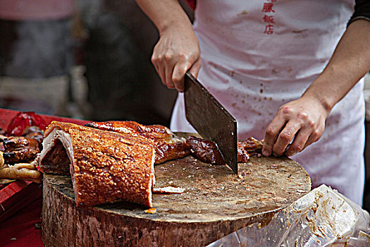 烤制食品,猪肉,庆贺,香港