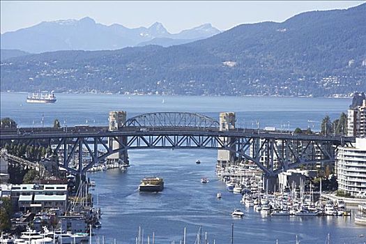 桥,福尔斯湾,温哥华,不列颠哥伦比亚省,加拿大