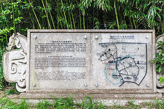 中国江苏省徐州汉文化景区导览图