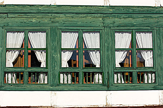 窗户,房子,约会,13世纪,世纪,雷阿尔城省,西班牙,欧洲