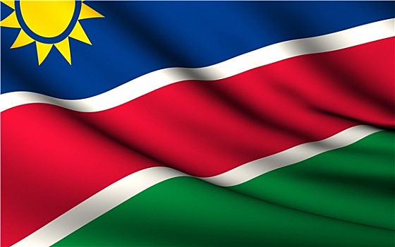 飞,旗帜,纳米比亚,国家,收集
