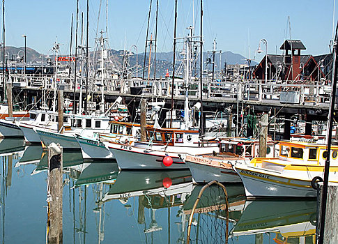 渔船,渔人码头,旧金山