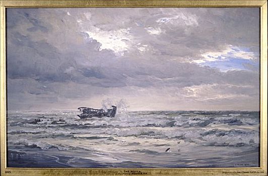 1875年,失事船舶,室外,海上,艺术家