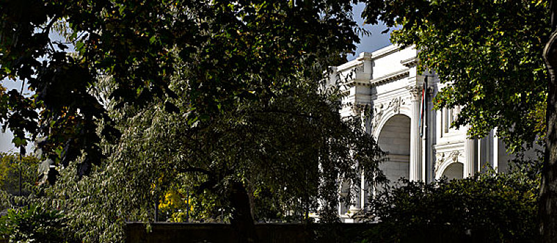 大理石,拱形,海德公园,伦敦
