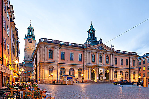 瑞典,学院,科学,证券交易所,建筑,历史,中心,格姆拉斯坦,斯德哥尔摩,欧洲