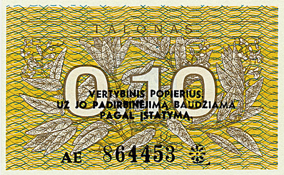 货币,立陶宛,欧洲