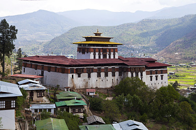 不丹城堡图片