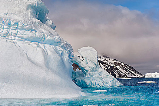 冰山,南极海峡,南极半岛,南极
