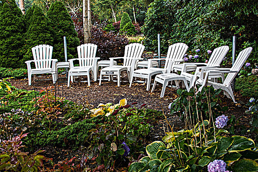 花园椅,公园,巴尔港,美国
