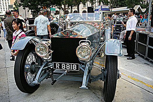 老爷车,展示,香港