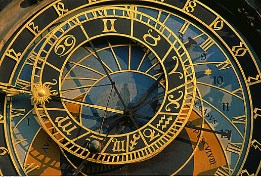 占星,钟表,布拉格,捷克共和国