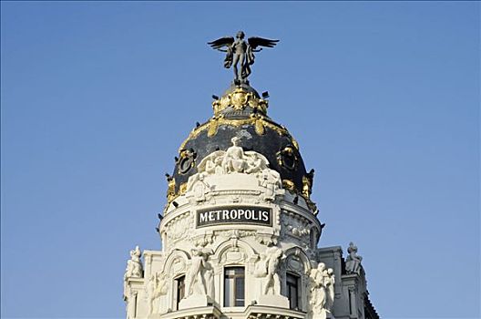 城市,建筑,阿卡拉大街,马德里,西班牙,欧洲