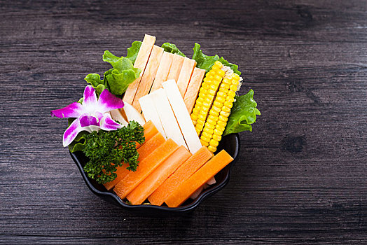火锅涮锅食材涮料玉米萝卜