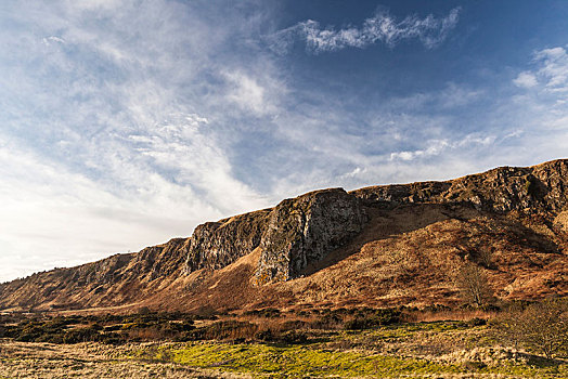 悬崖,自然保护区,苏格兰