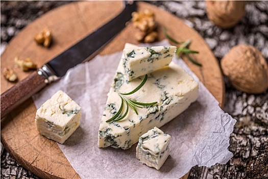 蓝纹奶酪,切片