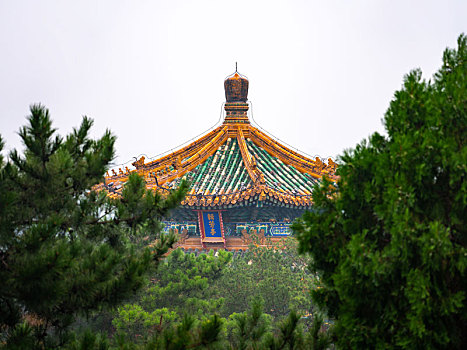 北京景山公园风貌