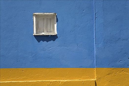 小,窗户,彩色,墙壁,圣多明各,委内瑞拉,南美