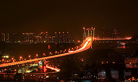 厦门海沧大桥夜景