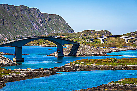 桥,罗弗敦群岛,群岛,挪威