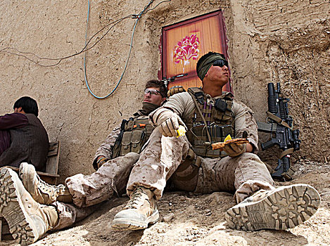 海军陆战队,休息,地区,阿富汗