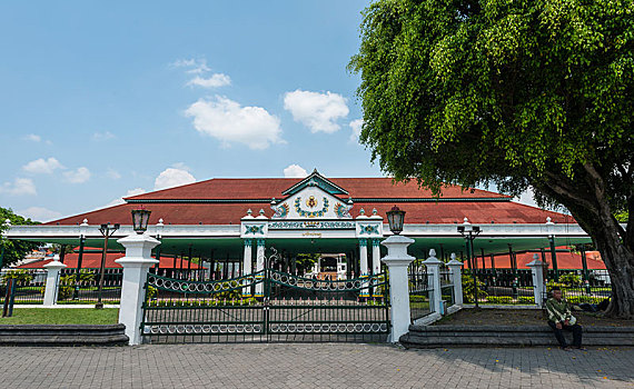 宫殿,日惹,爪哇,印度尼西亚,亚洲