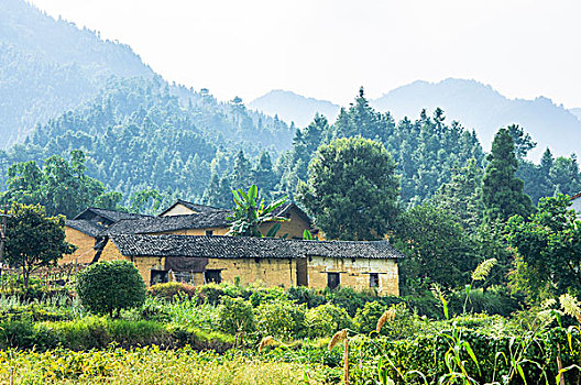 桂林山景秋色