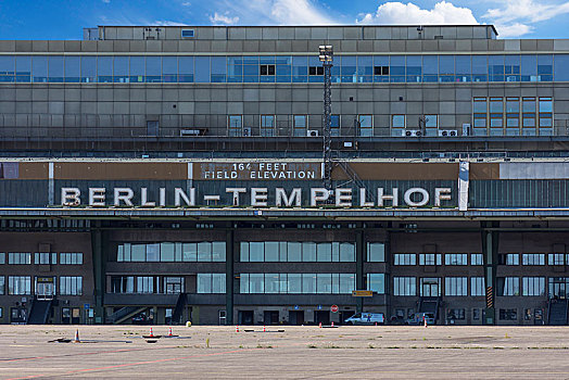 滕珀尔霍夫,机场,建筑,2008年,柏林,德国,欧洲