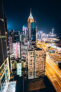 香港铜锣湾夜景