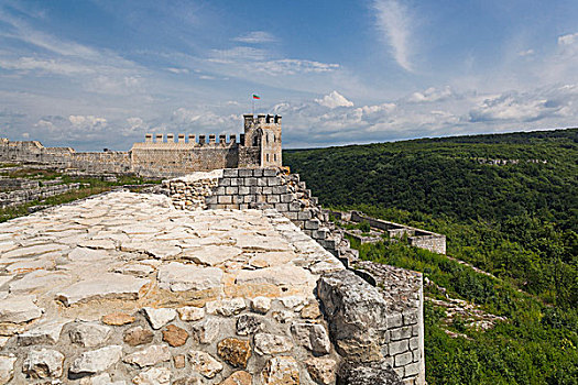 保加利亚,中心,山,遗址,要塞,建造