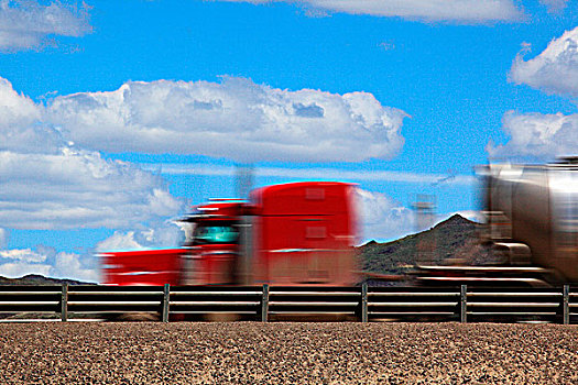 商业,卡车,公路,亚利桑那,美国