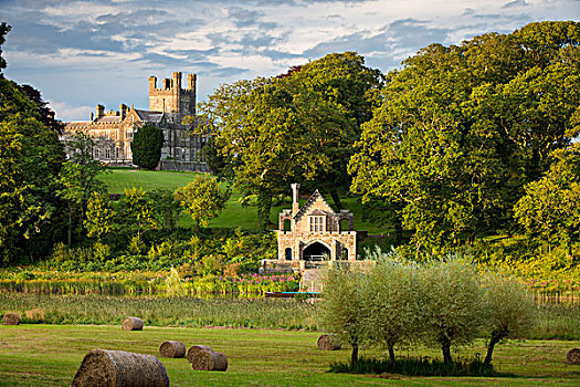 城堡,家,弗马纳郡,北爱尔兰,英国