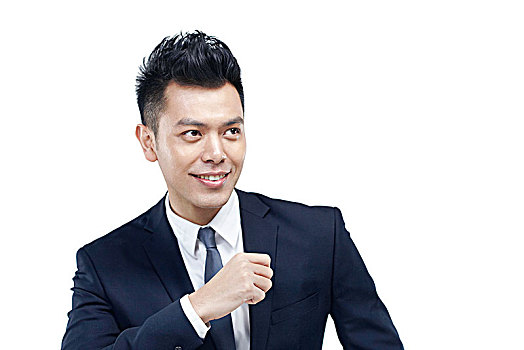 穿職業裝的商務男士