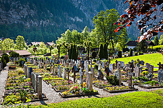 墓地,劳特布龙嫩,瑞士