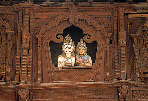 庙宇,加德满都,尼泊尔