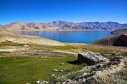 湖,塔吉克斯坦,中亚