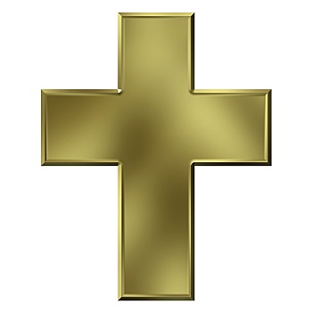 金色,十字架