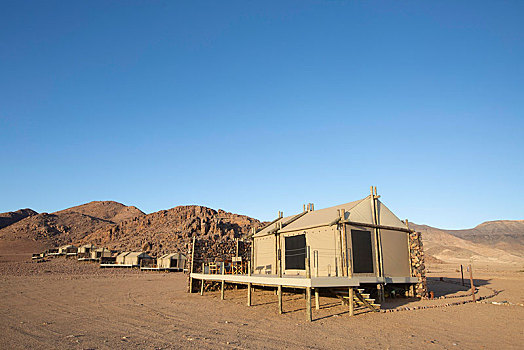 奢华,帐篷,纳米布沙漠,和谐,优雅,沙漠,住宿,塞斯瑞姆,纳米比亚,非洲