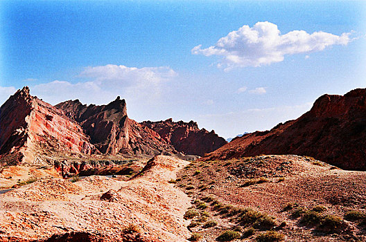 中国,新疆维吾尔自治区天山大峡谷
