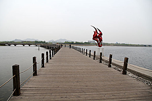 迁西,滦河,公园,河滩,建设,美化,建筑,风光,休闲,水景