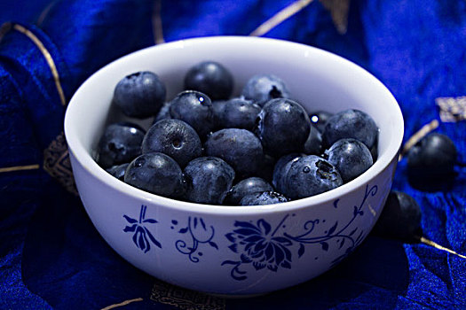 蓝莓果高清特写