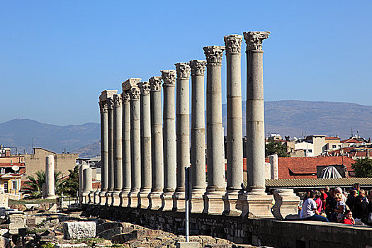 罗马,柱子,阿哥拉,土耳其